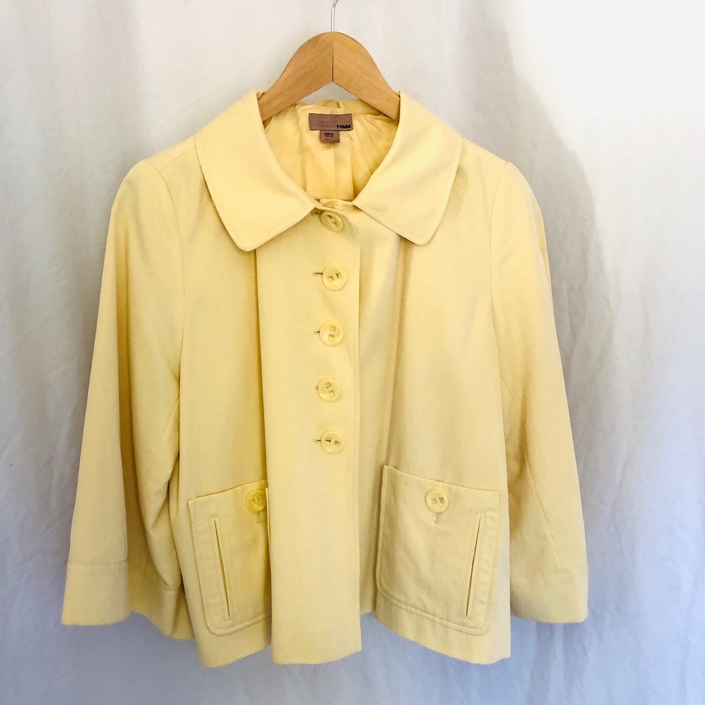 H&M Cream Jacket with Bell Sleeves